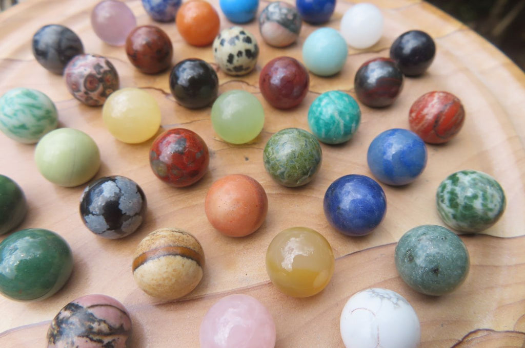 Hand Made Vintage Namibian Picture Stone Gemstone Solitaire Set - Sold Per Item - From Namibia