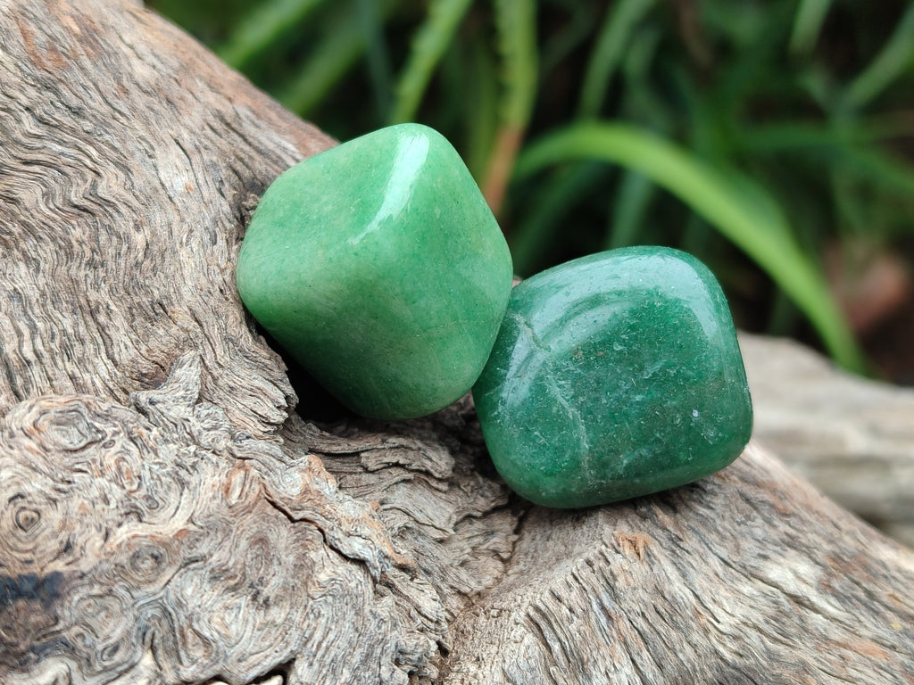 Polished Medium Aventurine Tumble Stones - Sold Per 1 KG - From Zimbabwe
