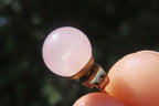 Hand Made Pair of Rose Quartz Stud Earrings - Sold Per Pair - From South Africa