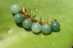 Hand Made Pair of Aventurine Stud Earrings - Sold Per Pair - From Zimbabwe