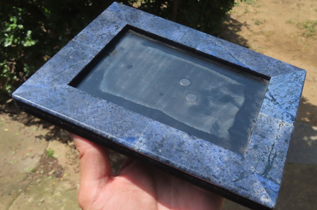 Hand Made Dumortierite Picture Frame in Box - Sold Per Item - From Mozambique