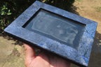 Hand Made Dumortierite Picture Frame in Box - Sold Per Item - From Mozambique