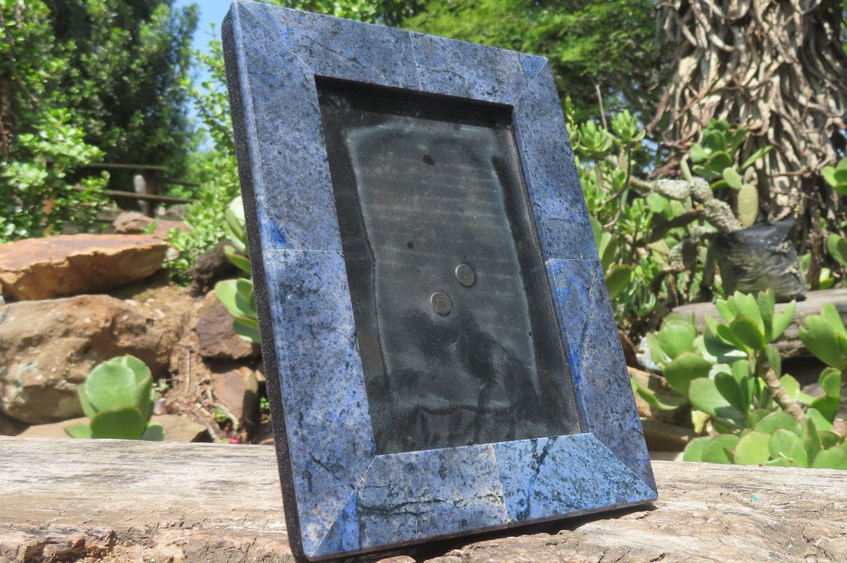 Hand Made Dumortierite Picture Frame in Box - Sold Per Item - From Mozambique