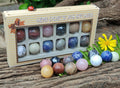 Polished Mixed Gift Box Set of 12 Mini Gemstone Spheres - Sold Per Set - From Southern Africa