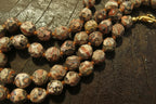 Hand Made Snakeskin Rhyolite Jasper Faceted Bead Necklace - Sold Per Item - From Australia