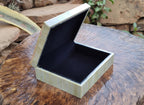 Hand Made Unakite and Butter Jade Stone Jewellery Box x 1 From South Africa