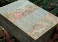 Hand Made Unakite and Butter Jade Stone Jewellery Box x 1 From South Africa