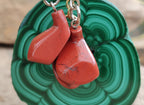 Hand Made Red Jasper Golf 3 Wood Driver, Keyring - Sold Per Item - From South Africa