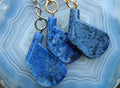 Hand Made Dumortierite Iron Golf Club Keyrings - Sold Per Item - From Mozambique