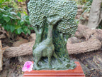 Hand Made Green Verdite Giraffe Carving x 1 From Zimbabwe