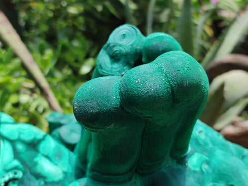 Natural XL Exquisite Malachite Stalagmite Specimen x 1 from Kasompe, Congo (Copy)