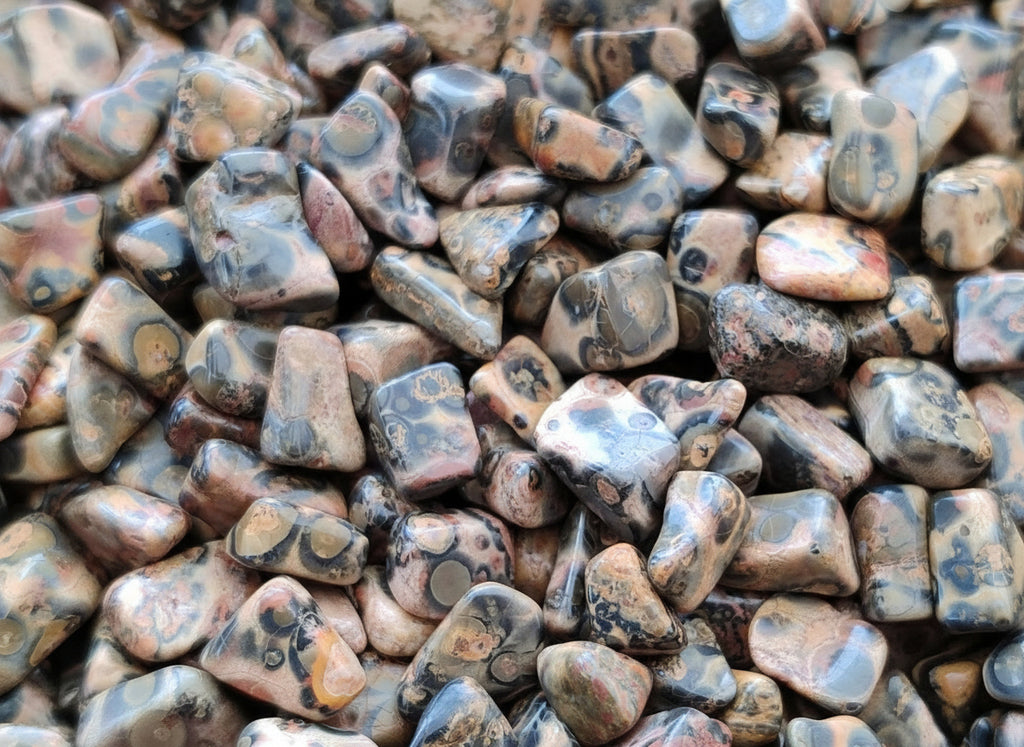 Polished Snakeskin Jasper Chips - Sold Per 1 kg - From Australia