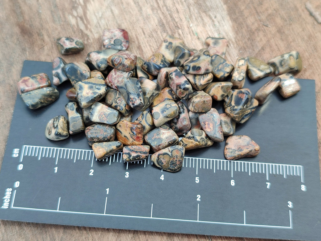 Polished Snakeskin Jasper Chips - Sold Per 1 kg - From Australia