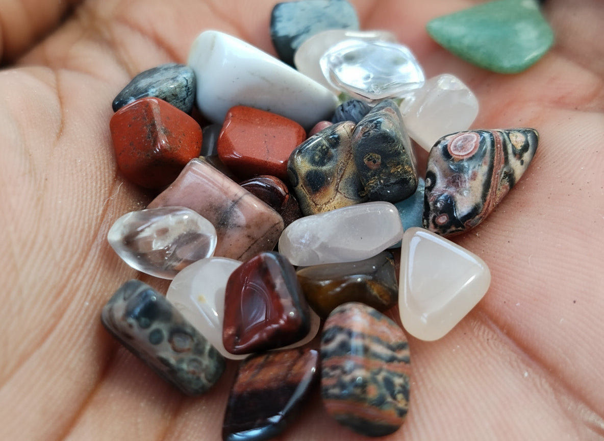 Polished Assortment Of Mixed Tumbled Stones - Sold Per 1 kg - From Southern Africa