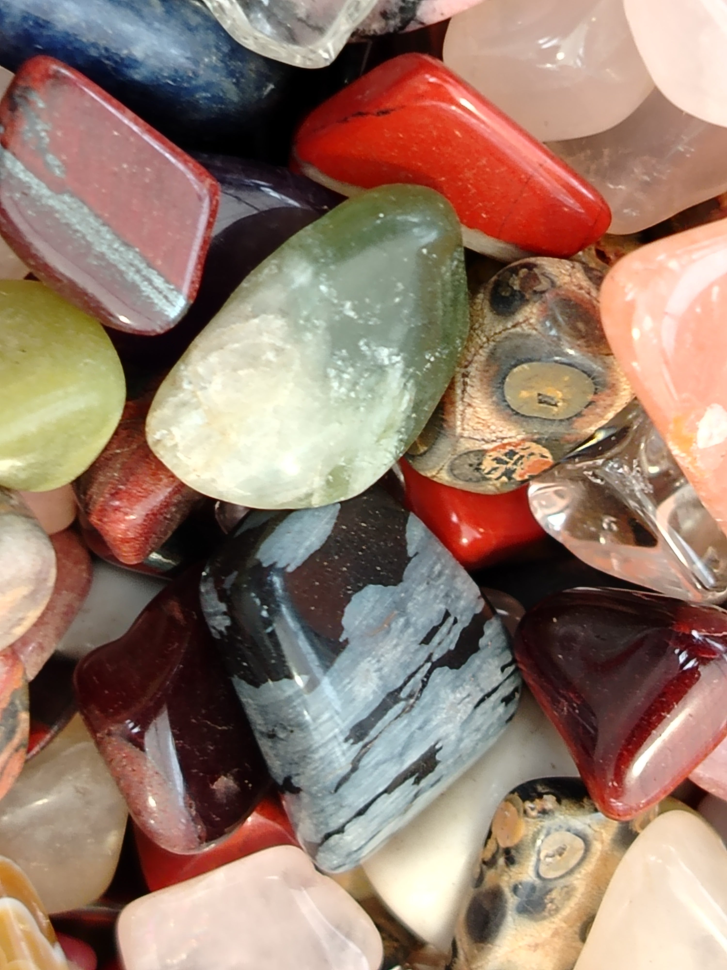 Polished Assortment Of Mixed Tumbled Stones - Sold Per 1 kg - From Southern Africa