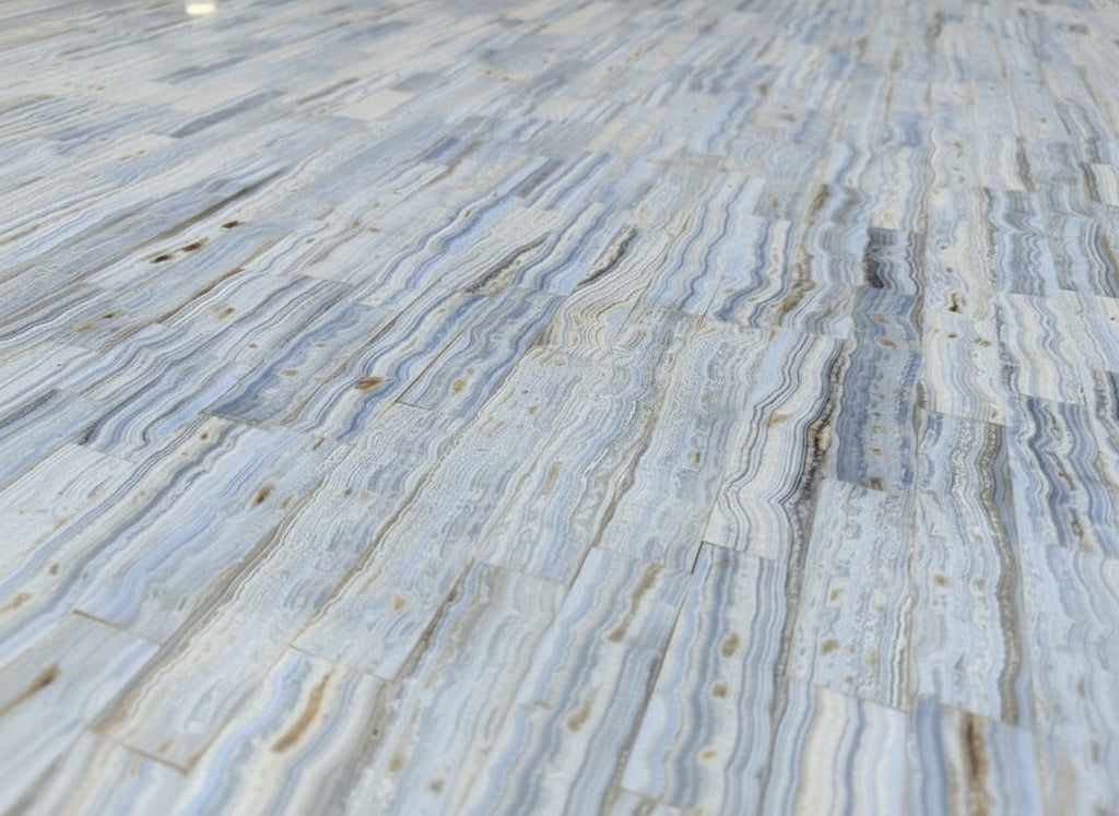 Hand Made XXX Rare Blue Lace Agate Table Top x 1 From Namibia