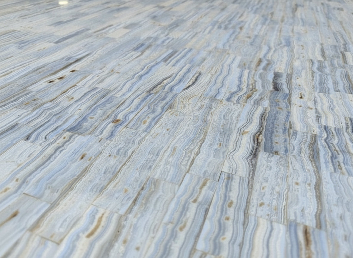 Hand Made XXX Rare Blue Lace Agate Table Top x 1 From Namibia