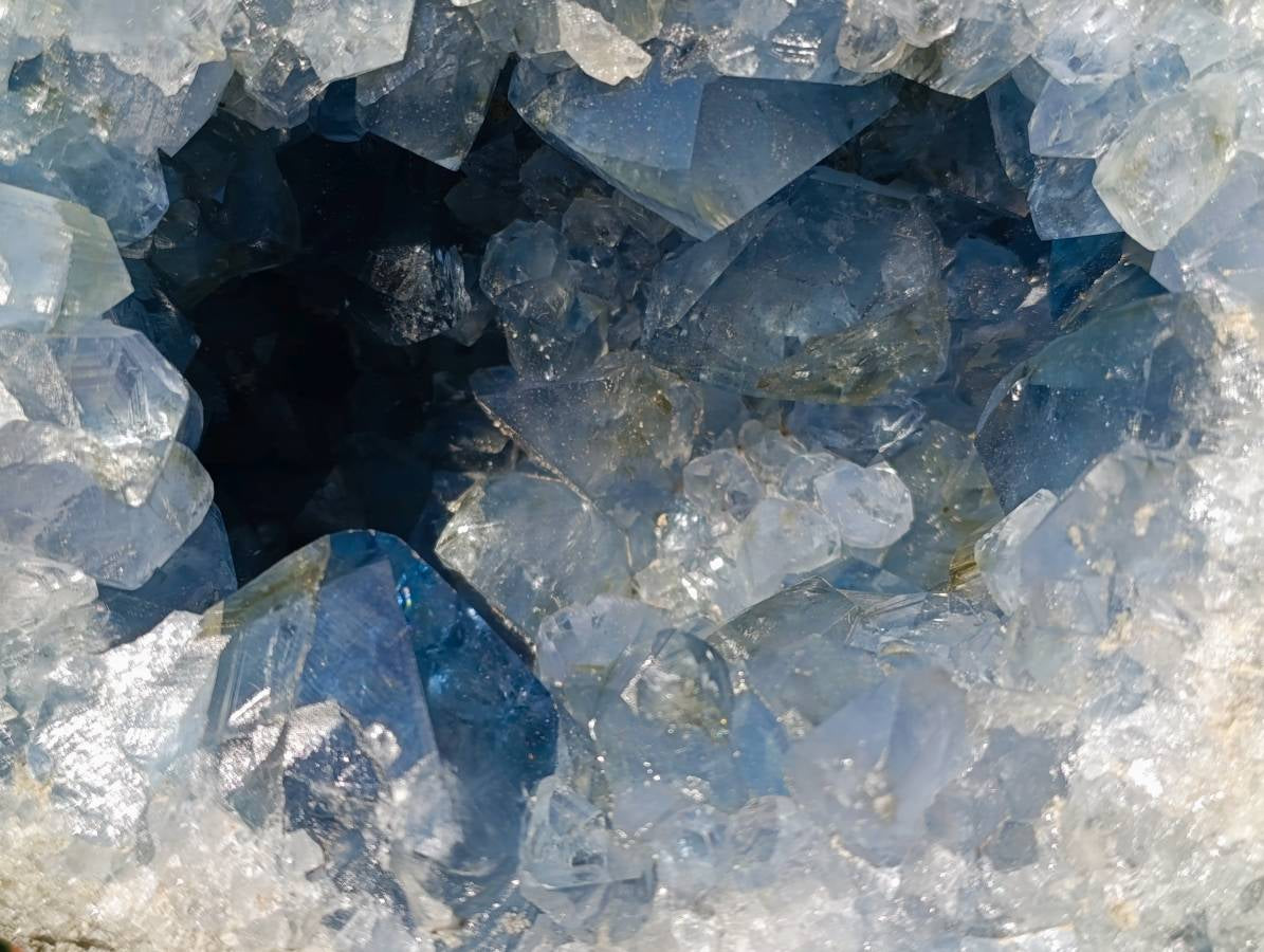 Natural Large Celestite Geode Specimen x 1 From Sakoany, Madagascar