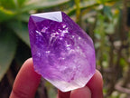 Polished Window Amethyst Crystal x 1 From Akansobe, Madagascar