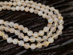 Hand-Made Golden Rutile Bead Necklace - Sold Per Item - From Brazil