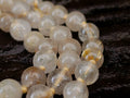 Hand-Made Golden Rutile Bead Necklace - Sold Per Item - From Brazil