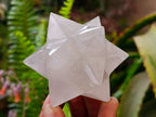Hand Made Girasol Pearl Merkabah Star x 1 from Ambatondrazaka, Madagascar