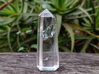 Polished Rainbow-Veil Clear Quartz Crystal x 1 from Madagascar