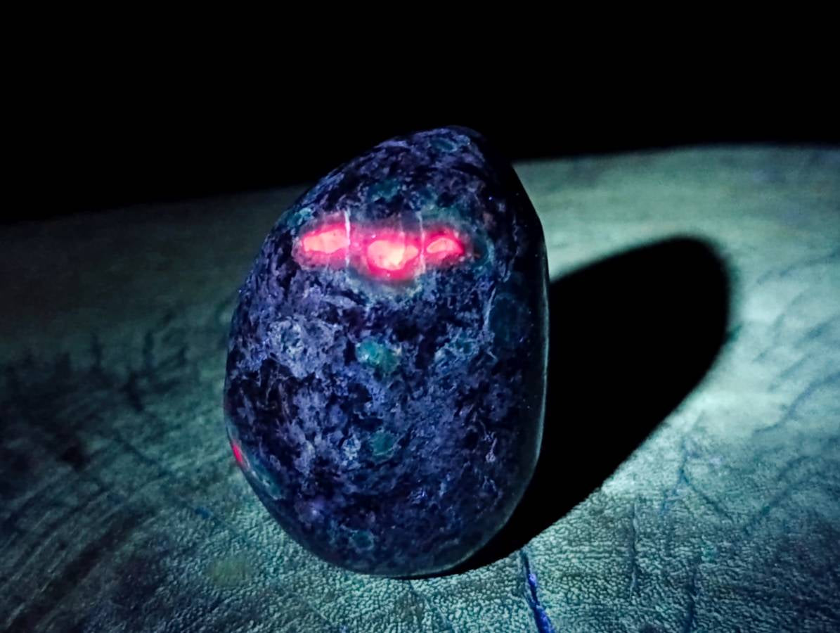 Polished Mutokolite with Ruby Corundum Free Form x 1 From Mutoko, Zimbabwe