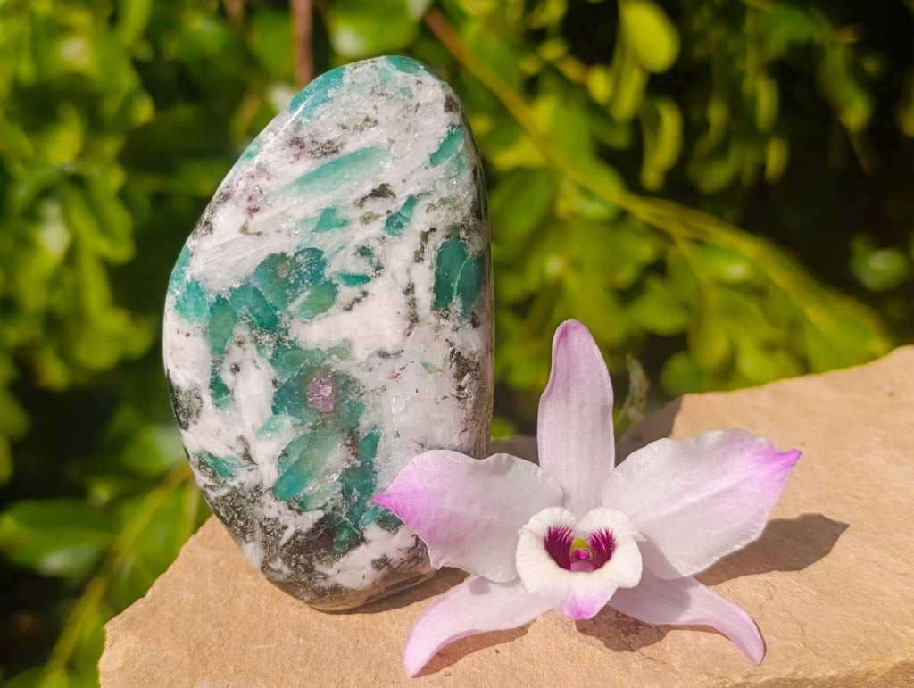 Polished Rare Mutokolite in Matrix Free Form x 1 From Mutoko, Zimbabwe