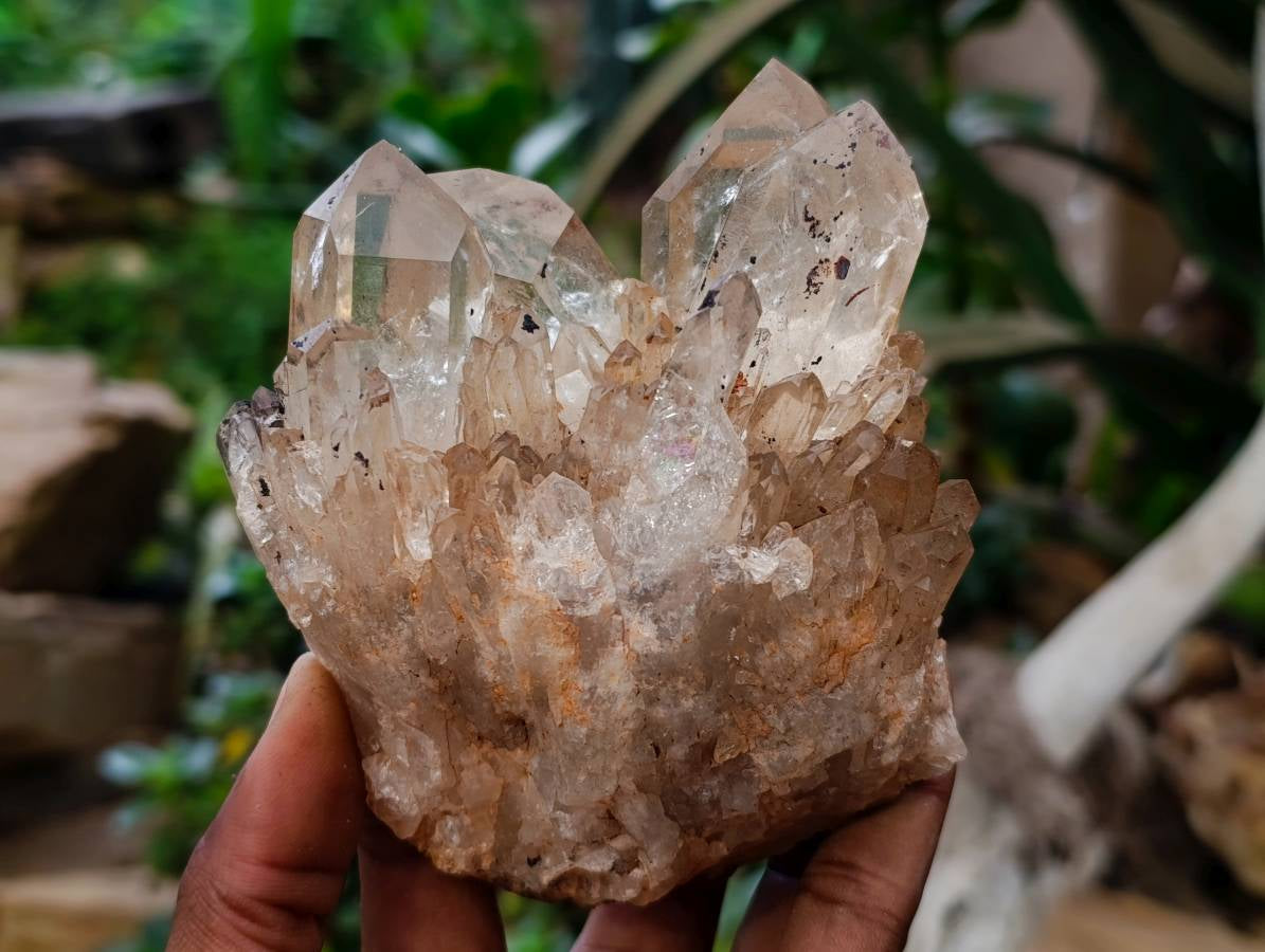 Natural Cascading Fan of Citrine Quartz Cluster x 1 From Luena, Congo