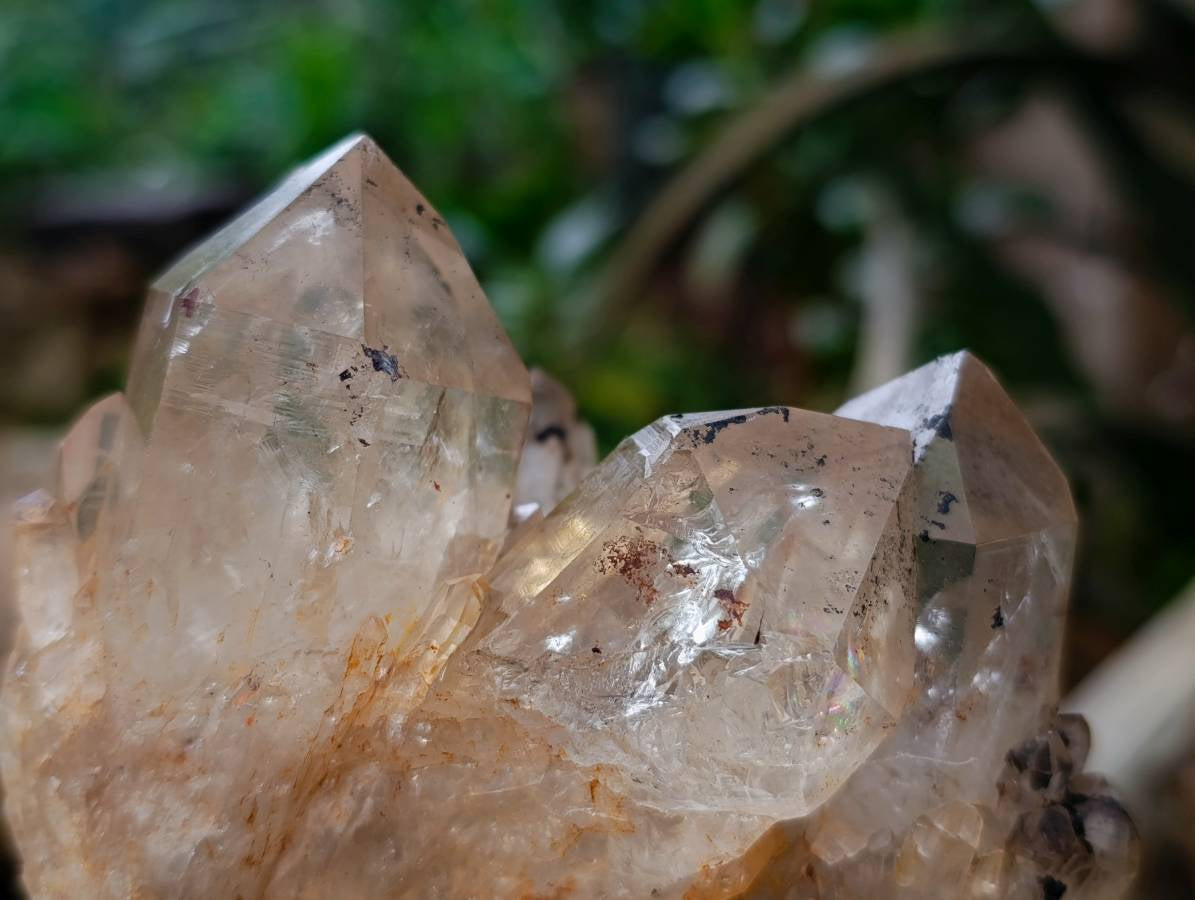 Natural Cascading Fan of Citrine Quartz Cluster x 1 From Luena, Congo