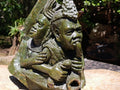 Contented African Couple Large Verdite Carving x 1 From Zimbabwe