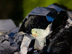 Natural Schorl Black Tourmaline Specimen with Hyalite Opal x 1 From Erongo, Namibia