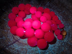 Hand Made Faceted Ruby Bead Necklace x 1 From Karnataka, India