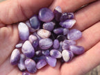 Polished Mini Craft Amethyst Tumble Stones 500g Tub From Zambia (Sold Per Item)