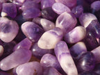 Polished Mini Craft Amethyst Tumble Stones 500g Tub From Zambia (Sold Per Item)