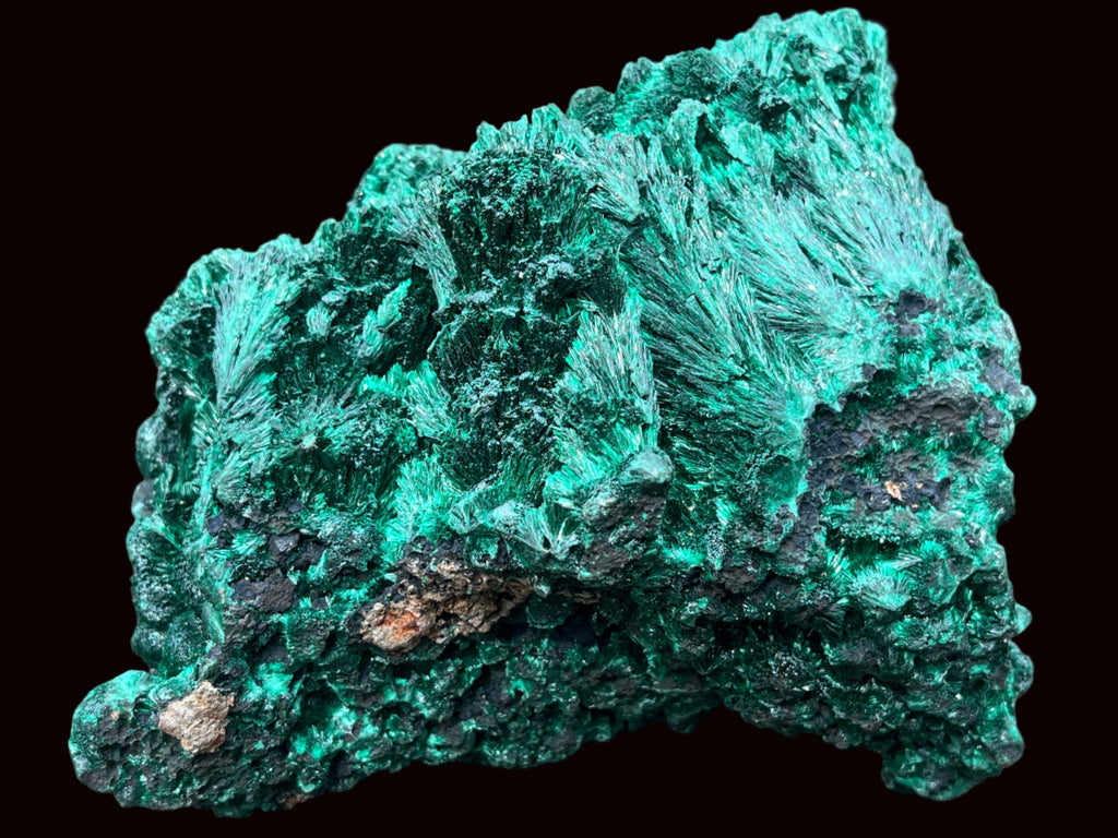 Natural Large Silky Malachite x 1 From Kasompe, Congo