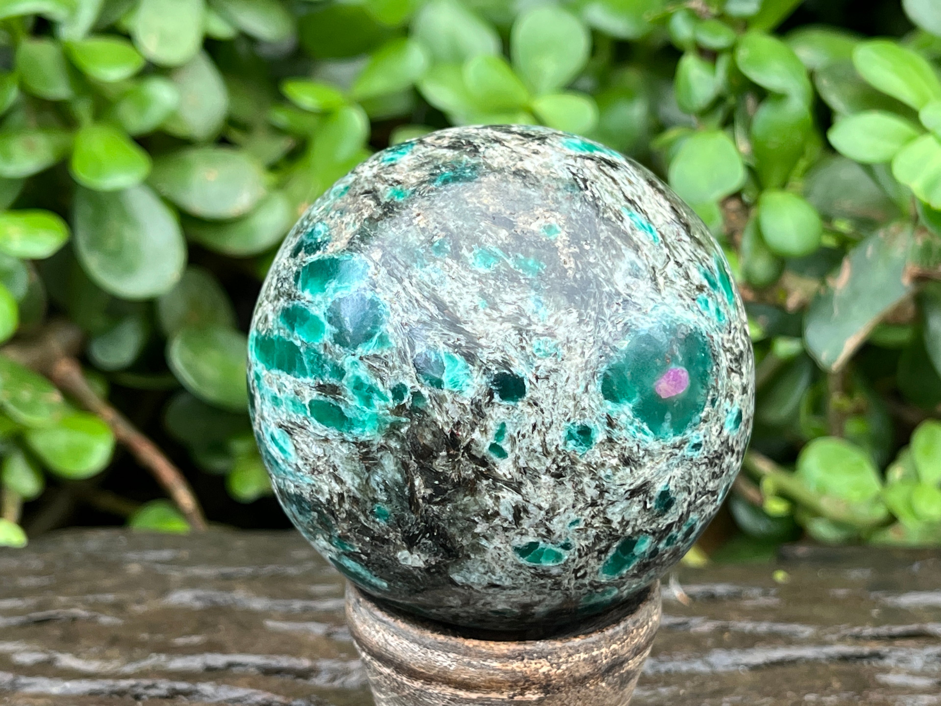 Polished Mutokolite Sphere x 1 From Mutoko, Zimbabwe