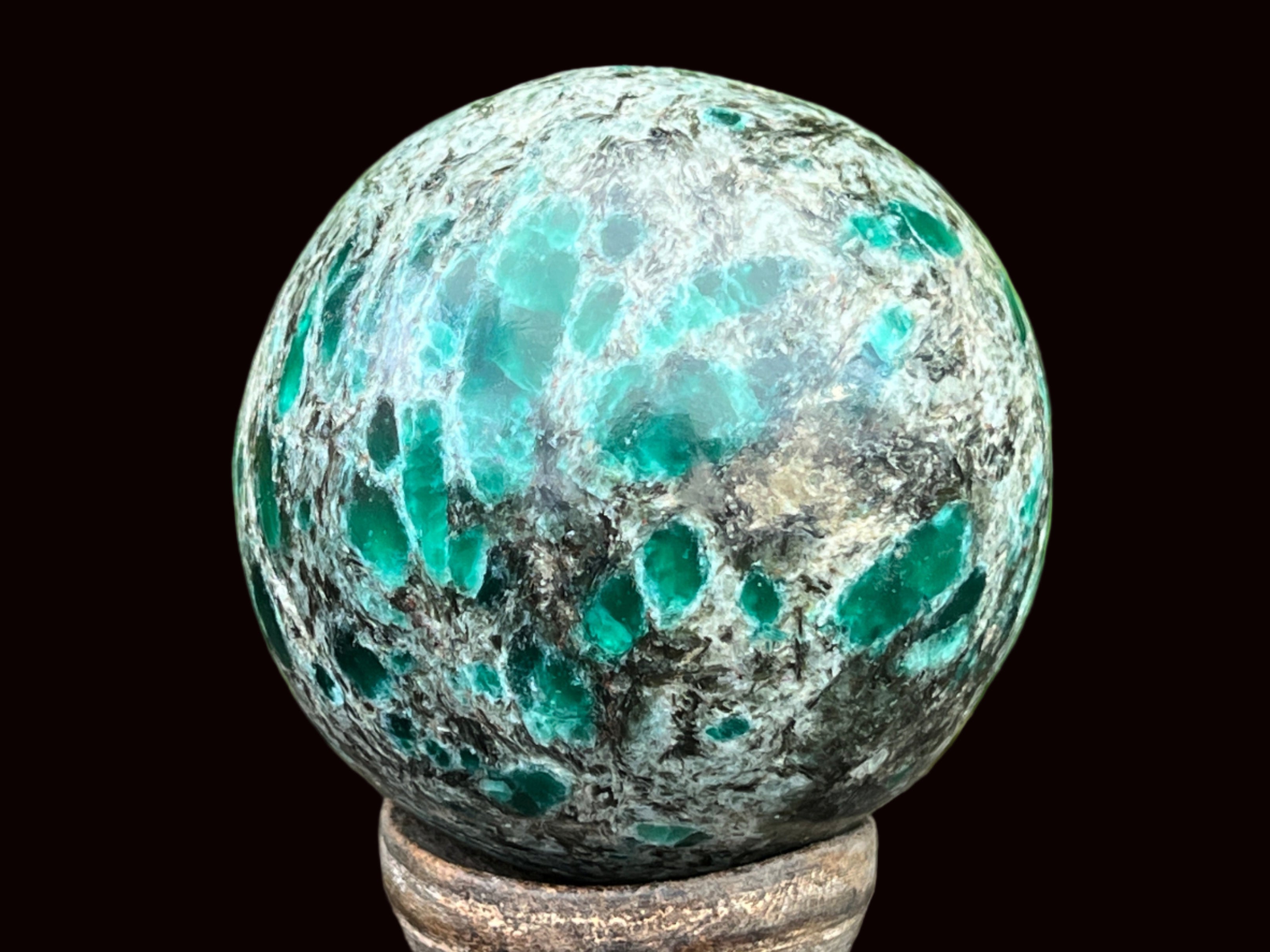 Polished Mutokolite Sphere x 1 From Mutoko, Zimbabwe