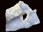 Natural Etched Blue Chalcedony with a Golden Pyrite Dusting x 1 From Nsanje, Malawi