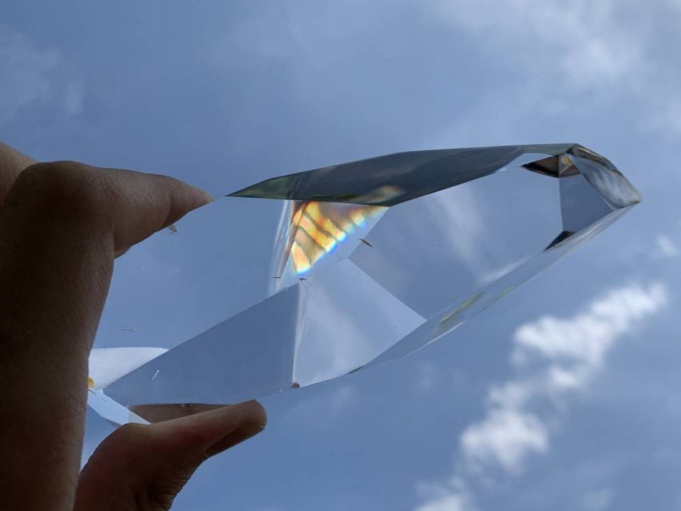 Polished Optic Clear Quartz Crystal x 1 From Madagascar