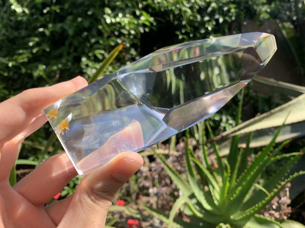 Polished Optic Clear Quartz Crystal x 1 From Madagascar