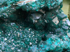 Exquisite Shiny Natural Dioptase Vug Specimen x 1 From Likasi, Congo