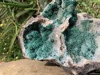 Natural XL Unique Multi-Vug Crystalline and Ball Malachite Specimen x 1 From Mindingi Mine, Cong