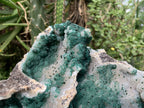 Natural XL Unique Multi-Vug Crystalline and Ball Malachite Specimen x 1 From Mindingi Mine, Cong