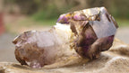 Natural Classic Window Scepter Smokey Amethyst Quartz Crystal x 1 From Chiredzi, Zimbabwe