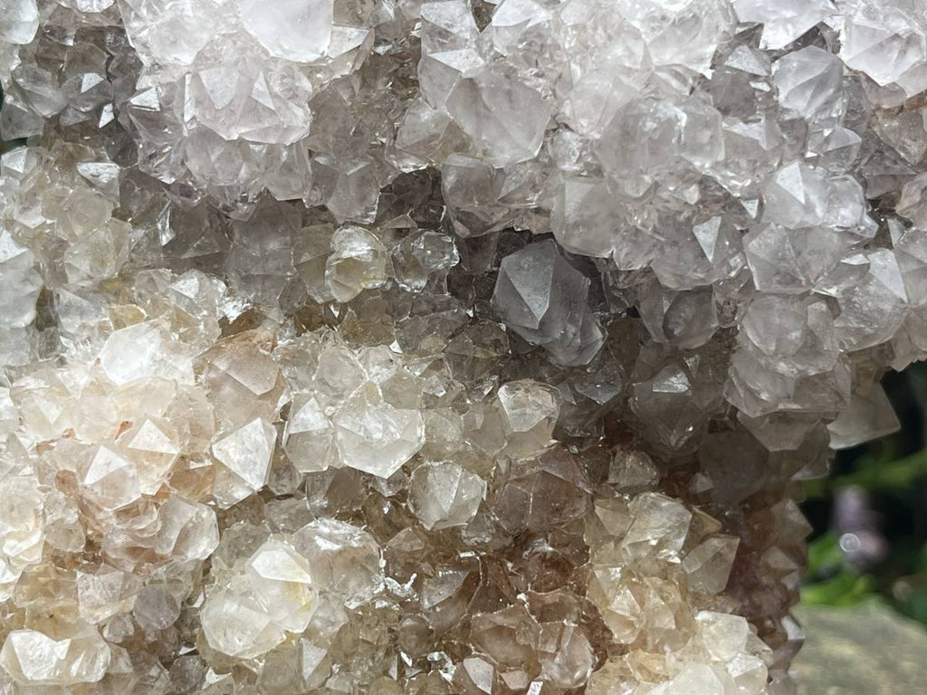 Natural Cactus Flower Smokey Spirit Quartz Cluster x 1 From South Africa