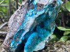 Natural Hemimorphite on Dolomite Specimen x 1 From Lupoto Mine, Congo
