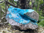 Natural Hemimorphite on Dolomite Specimen x 1 From Lupoto Mine, Congo