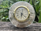 Hand-Made Golden Rutile Quartz Alarm Clock x 1 From Brazil
